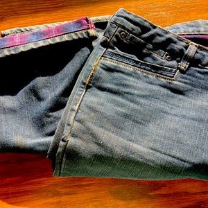 Flannel lined jeans. Size xl 14